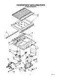 COMPARTMENT SEPARATOR Diagram and Parts List for ET20GMXXN01  Whirlpool Refrigerator