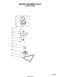 FRAME Diagram and Parts List for KCC1500  KitchenAid Trash Compactor