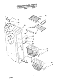 FREEZER LINER Diagram and Parts List for 4YGD25DCHW01  Whirlpool Refrigerator
