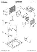 UNIT PARTS Diagram and Parts List for CA12WRS2  Crosley Air Conditioner