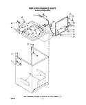 TOP AND CABINET, LIT/OPTIONAL Diagram and Parts List for KAWE660WWH2  KitchenAid Washer
