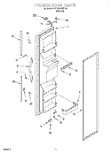 Part Location Diagram of 2182776K Whirlpool Shelf Bin