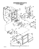 Part Location Diagram of 2148705 Whirlpool COVER-FRNT