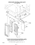 MICROWAVE CONTROL PANEL Diagram and Parts List for KEMI371TBL0  KitchenAid Microwave Oven Combo