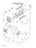 ICE MAKER, OPTIONAL Diagram and Parts List for ED22TEXHW00  Whirlpool Refrigerator