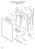REFRIGERATOR DOOR Diagram and Parts List for KTRP18KDAL07  Whirlpool Refrigerator