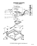 MACHINE BASE Diagram and Parts List for LA9320XTW1  Whirlpool Washer