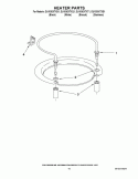 HEATER PARTS Diagram and Parts List for DU1030XTXB1  Whirlpool Dishwasher