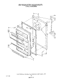 REFRIGERATOR DOOR , LIT/OPTIONAL Diagram and Parts List for ET20GKXSW03  Whirlpool Refrigerator