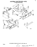 AIRFLOW AND CONTROL Diagram and Parts List for ED26MM1LWR0  Whirlpool Refrigerator