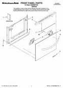 Part Location Diagram of WPW10258843 Whirlpool Control Panel