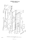 FREEZER DOOR Diagram and Parts List for ED25SMXRWR2  Whirlpool Refrigerator