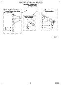WATER SYSTEM Diagram and Parts List for 3LSC9255BQ0  Whirlpool Washer