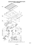 COMPARTMENT SEPARATOR Diagram and Parts List for ET18NKXSW02  Whirlpool Refrigerator