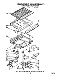 COMPARTMENT SEPARATOR Diagram and Parts List for TT16DKXXN00  Whirlpool Refrigerator