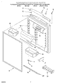 REFRIGERATOR DOOR Diagram and Parts List for KTRC22MJWH00  KitchenAid Refrigerator