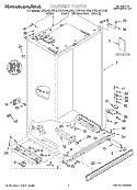 Part Location Diagram of WP2209428B Whirlpool Front Grille Bracket