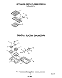 ELECTRIC GRILL , ELECTRIC COIL Diagram and Parts List for N9157L1  Roper Range