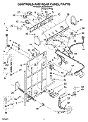 Part Location Diagram of WP3954729 Whirlpool Washer Timer