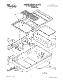 BURNER BOX, LIT/OPTIONAL Diagram and Parts List for SC8900EXQ2  Whirlpool Cooktop