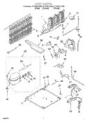UNIT Diagram and Parts List for ET18GKXHN00  Whirlpool Refrigerator