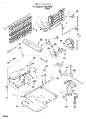 UNIT Diagram and Parts List for 3ET21NKXGW00  Whirlpool Refrigerator