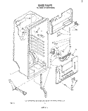 Part Location Diagram of LIT946685 Whirlpool Service & Wiring Sheet