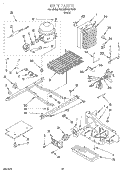 UNIT Diagram and Parts List for 6ED22DQXFW00  Whirlpool Refrigerator