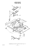 LATCH Diagram and Parts List for KEBI271SBL1  KitchenAid Wall Oven