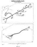 WIRING HARNESS , LITERATURE AND OPTIONAL Diagram and Parts List for MW8500XR0  Whirlpool Microwave