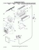 ICEMAKER PARTS Diagram and Parts List for KSRK25FVBL03  KitchenAid Refrigerator