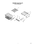 FREEZER SHELF Diagram and Parts List for KSSS36DAX01  KitchenAid Refrigerator