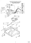 MACHINE BASE Diagram and Parts List for LBR5432JT0  Whirlpool Washer