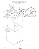TOP AND CABINET , LITERATURE AND OPTIONAL Diagram and Parts List for LA9800XTN0  Whirlpool Washer