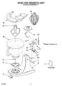 BASE AND PEDESTAL UNIT, OPTIONAL PARTS Diagram and Parts List for 5KSM150PSSOB4  KitchenAid Mixer