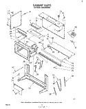 Part Location Diagram of 788186 Whirlpool Frame, Damper