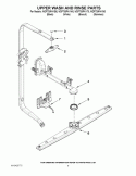 Part Location Diagram of WPW10340504 Whirlpool Dishwasher Spray Arm