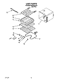 UNIT Diagram and Parts List for KEBS246YWH1  KitchenAid Wall Oven