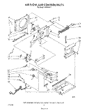 AIR FLOW AND CONTROL Diagram and Parts List for AR0501XT1  Whirlpool Air Conditioner