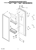 Part Location Diagram of L2301184B Whirlpool DOR-FIP BL