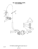 FILL AND OVERFILL Diagram and Parts List for KUDA220TWH0  KitchenAid Dishwasher