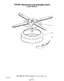 LOWER WASHARM AND STRAINER Diagram and Parts List for 4KUDI220T0  KitchenAid Dishwasher