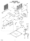 UNIT, OPTIONAL Diagram and Parts List for TT18AKXKT01  Estate Refrigerator
