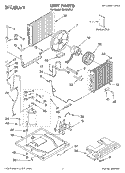 UNIT PARTS Diagram and Parts List for CA18WCL1  Crosley Air Conditioner