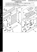 INSTALLATION Diagram and Parts List for ACE184XD1  Whirlpool Air Conditioner
