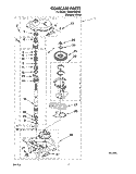 GEARCASE Diagram and Parts List for TAWS700DQ0  Estate Washer