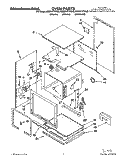 OVEN, OPTIONAL Diagram and Parts List for KEBS177YWH2  KitchenAid Wall Oven