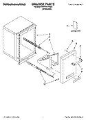Part Location Diagram of W10141200 Whirlpool HNDLE-DOOR
