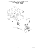 MAGNETRON AND AIR FLOW Diagram and Parts List for KEMS377BBL0  KitchenAid Wall Oven