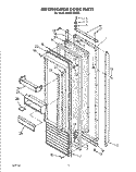 Part Location Diagram of 2000319 Whirlpool TRIM-DOOR